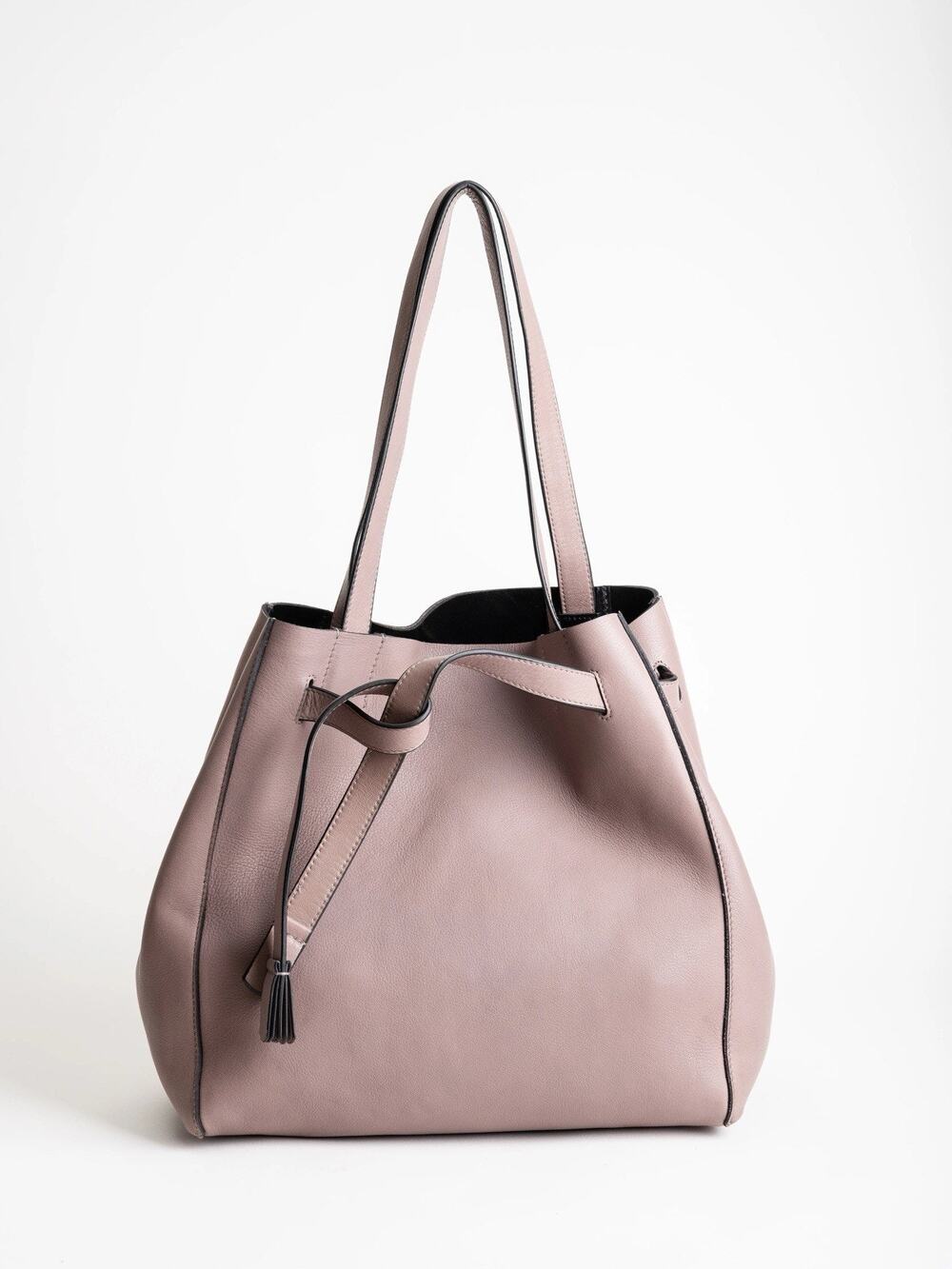 Kempton & Co Women’s Bag Leather New Covertible Tote Mauve Cowdray